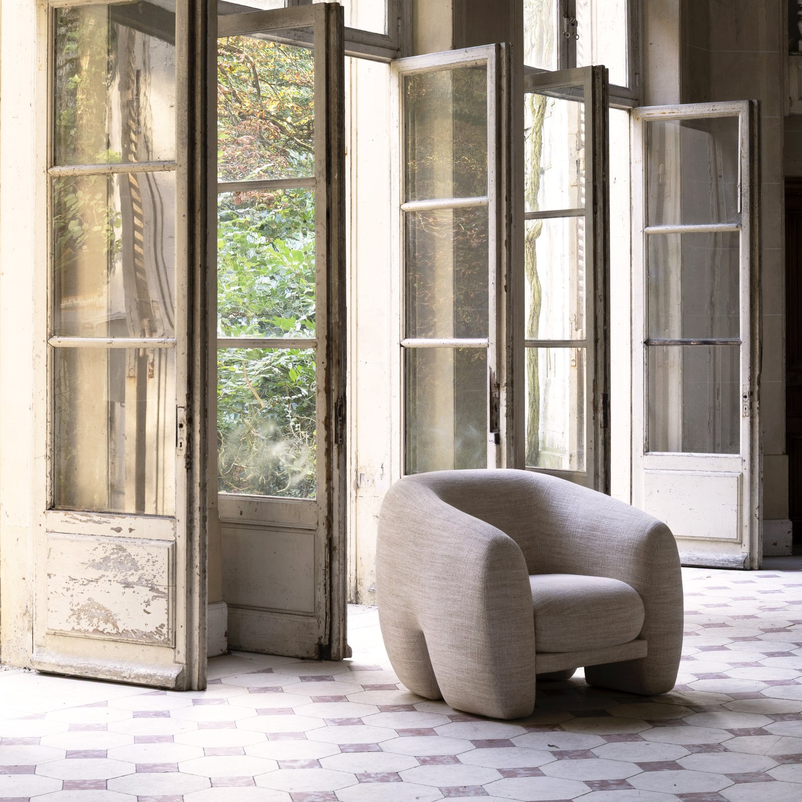 Fauteuil Carrelet par Hartis — mise en scène